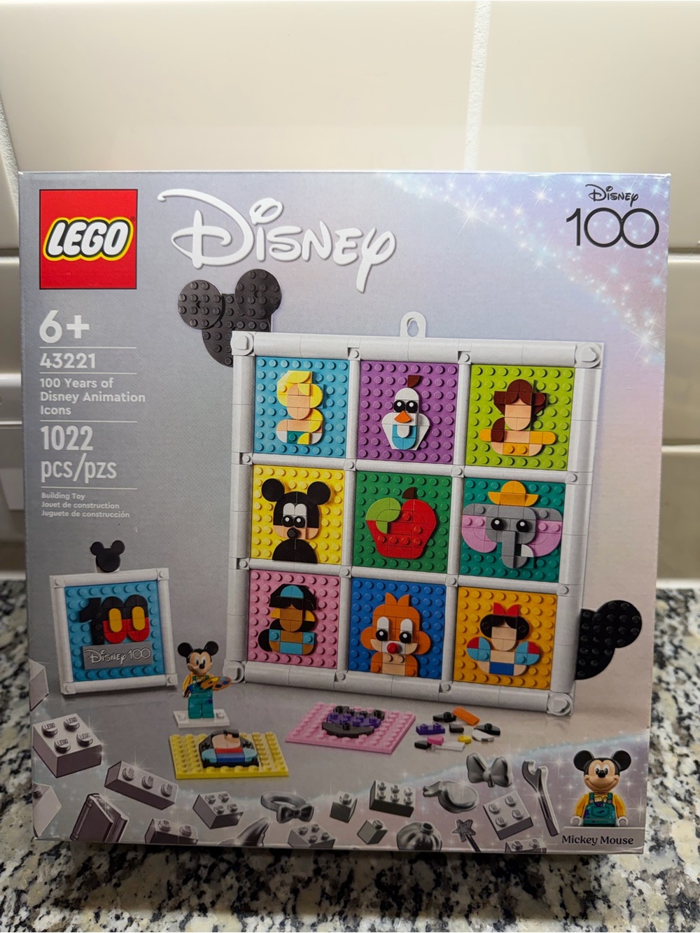 New & Sealed LEGO 100 Years of Disney Animation Icons (43221)